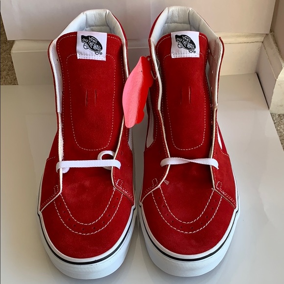 Vans Other - Vans Sk8 Hi Racing Red/ True White
